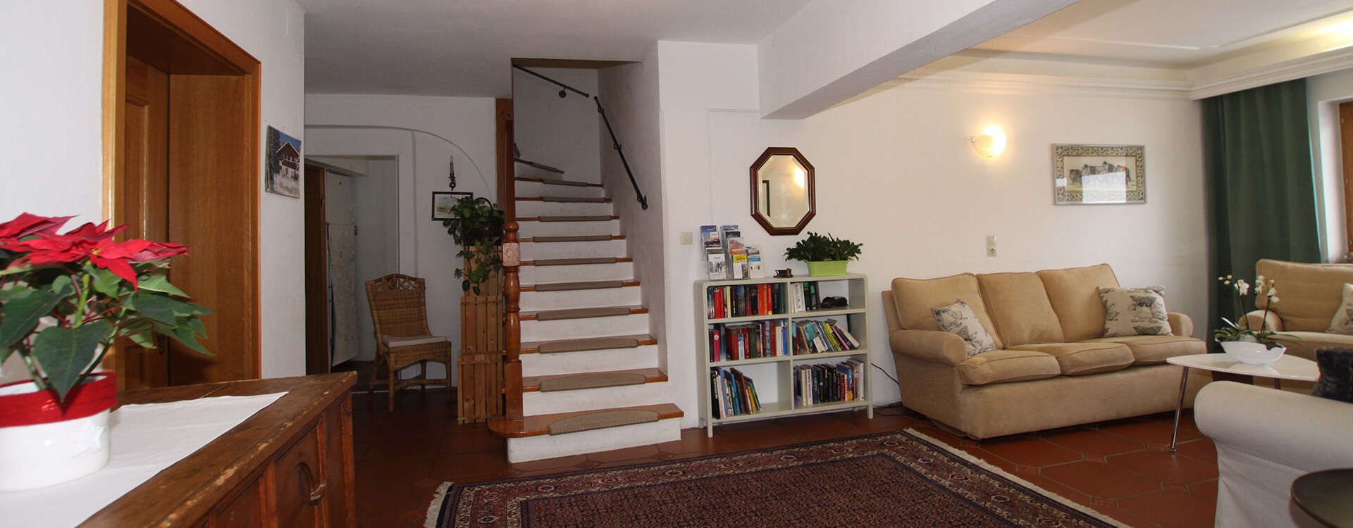 Wohnbereich im Ferienhaus Alice in Seefeld