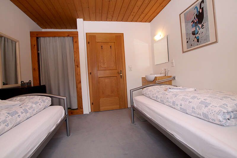 Zwei-Bett-Zimmer im Ferienhaus Alice in Tirol