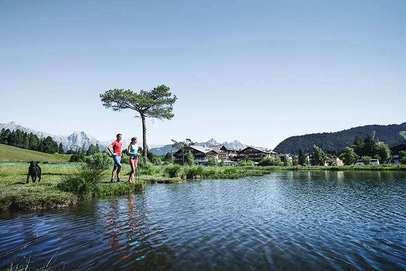 Nordic Walking am Wildsee in Seefeld