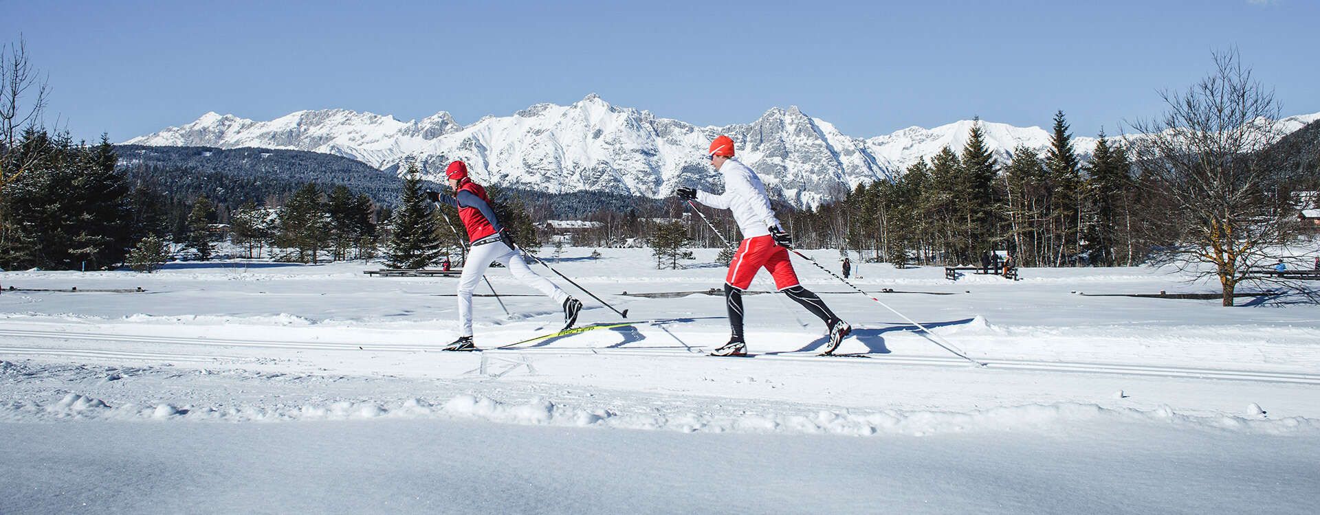 Langlaufen im Auland in Seefeld